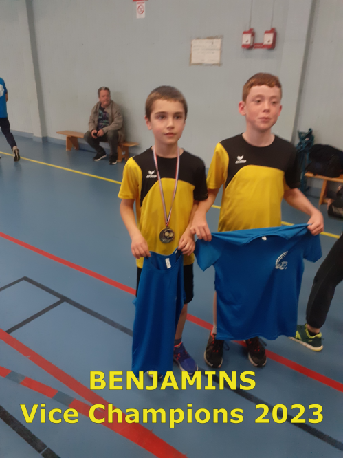 Benjamins vice champion jeunes 23