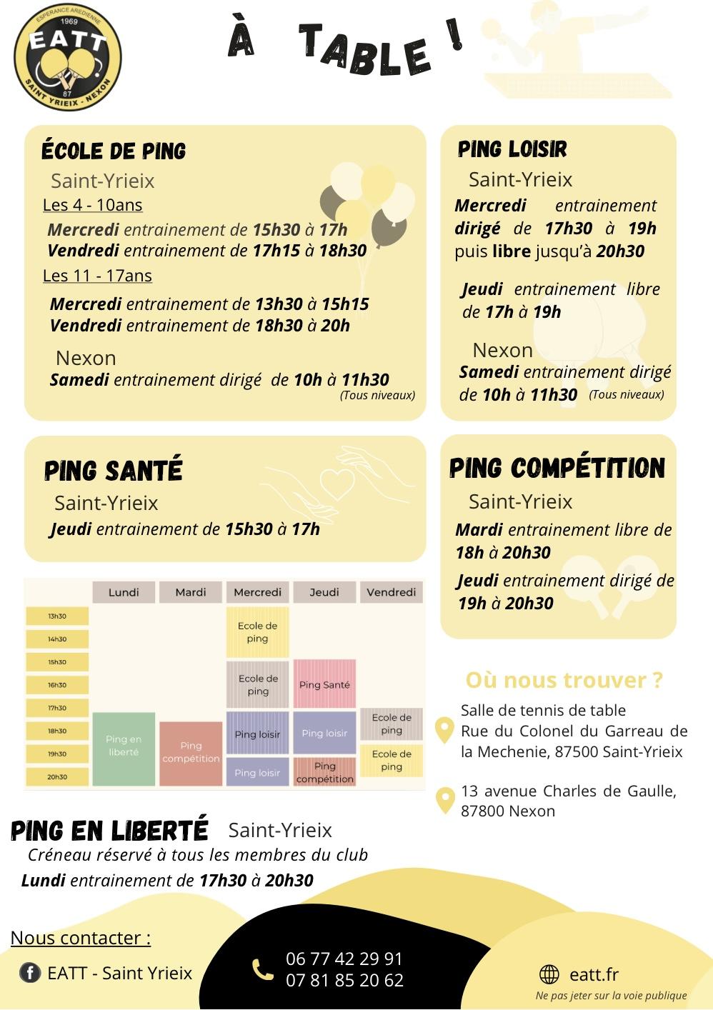 Mercredi entrainement de 13h30 a 15h15 3