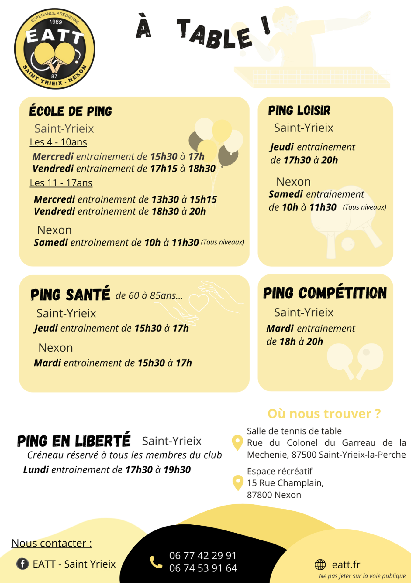 L'EATT fait sa rentrée